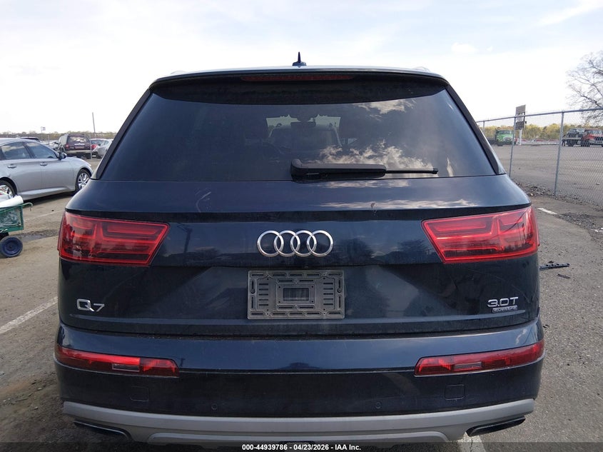2017 Audi Q7 3.0T Premium VIN: WA1VAAF72HD020679 Lot: 44939786