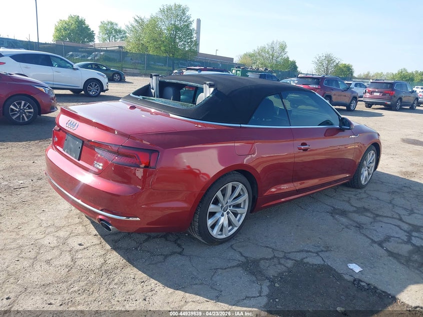 Vin: wauyngf5xjn004901, lot: 45437235, audi a5 2.0t premium 20184
