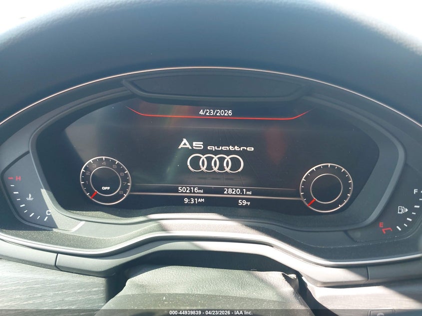 2018 Audi A5 2.0T Premium VIN: WAUYNGF5XJN004901 Lot: 44939839