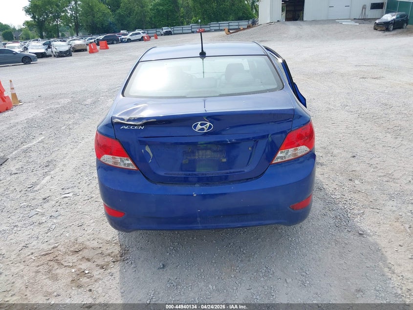 KMHCU4AE2CU045582 2012 Hyundai Accent 1.6 Gls blue