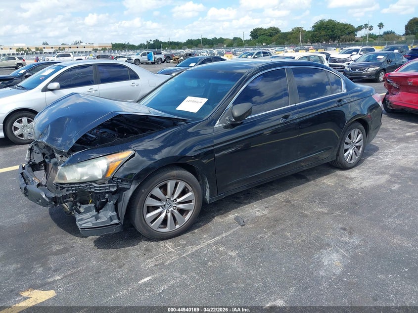 2012 Honda Accord 2.4 2.4 Ex-L black Lot 111044940169 Vin 1HGCP2F87CA069320