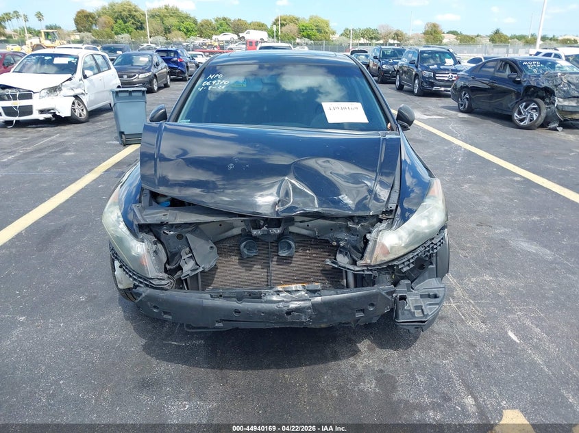 2012 Honda Accord 2.4 2.4 Ex-L black Lot 111044940169 Vin 1HGCP2F87CA069320