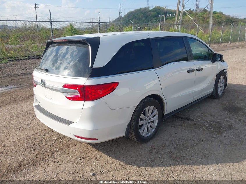 Vin: 05fnrl6h29lb02333, lot: 45437739, honda odyssey lx 20204