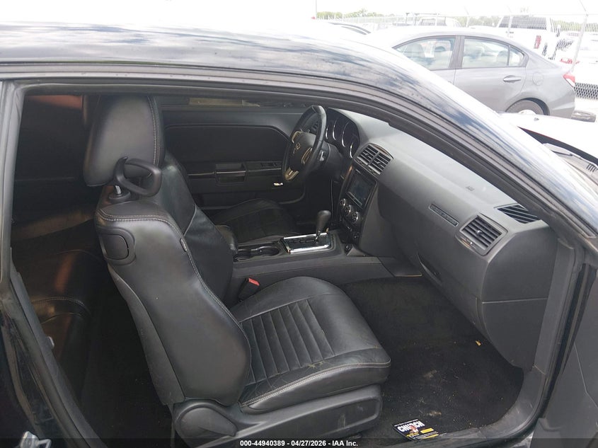 2012 Dodge Challenger 3.6 Sxt black Lot 111044940389 Vin 2C3CDYAG4CH268873