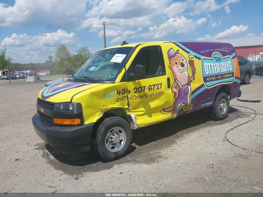Vin: 1gcwgafp2p1247590, lot: 45438120, chevrolet express cargo rwd 2500 regular wheelbase wt 20232