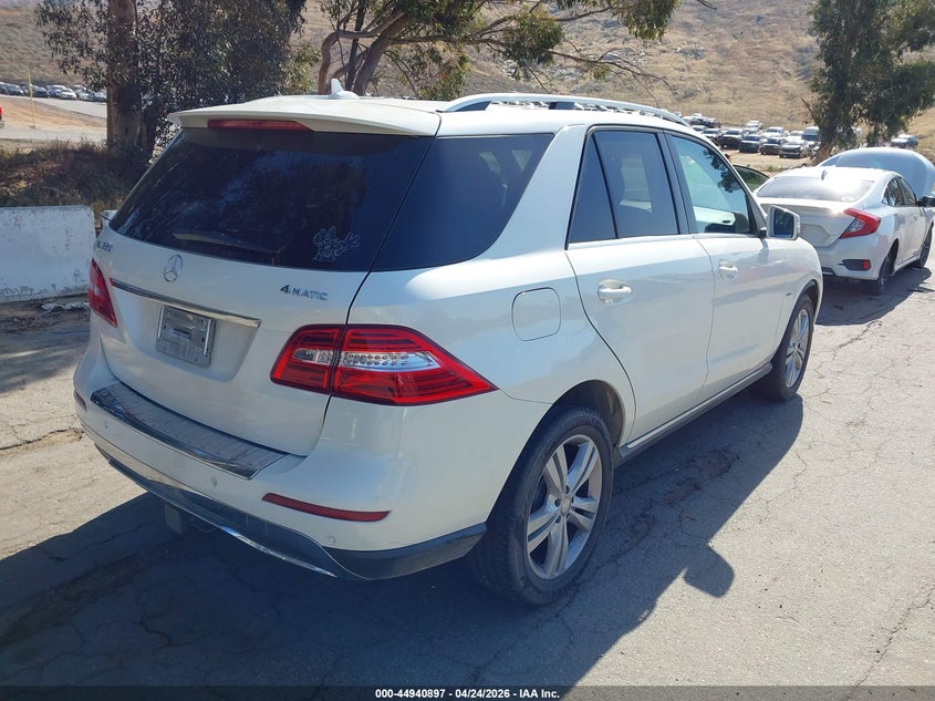 2012 Mercedes-Benz Ml 350 4Matic