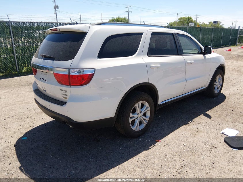 2012 Dodge Durango 3.6 Crew white Lot 111044940927 Vin 1C4RDHDG4CC275505