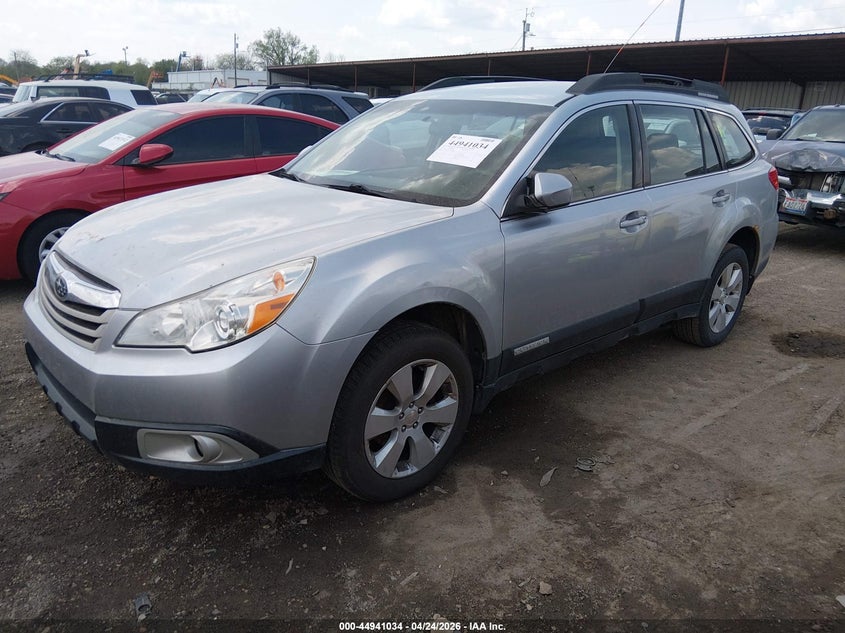 2012 Subaru Outback 2.5 2.5I silver Lot 111044941034 Vin 4S4BRCAC4C3285468