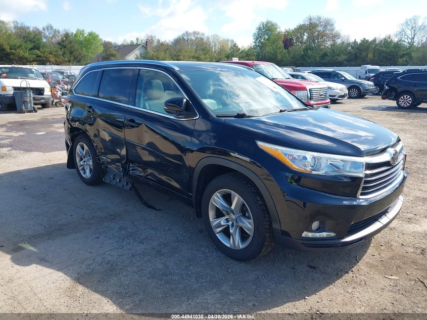 Vin: 5tddkrfhxes067318, lot: 45438434, toyota highlander limited platinum v6 2014 img_1