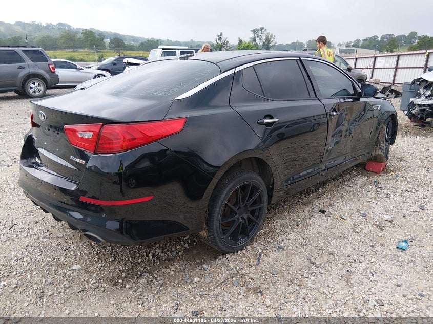 Vin: 5xxgr4a65eg266635, lot: 45438501, kia optima sx turbo 20144