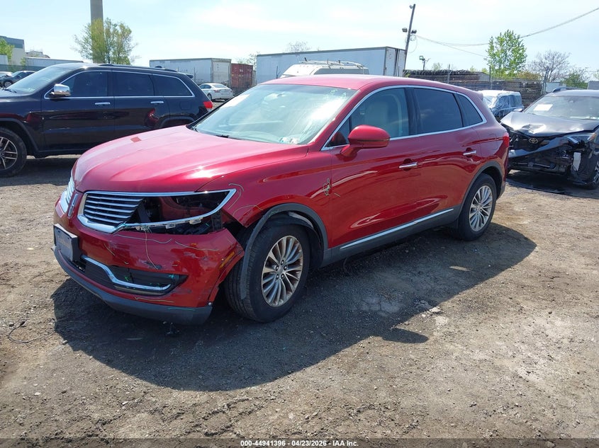 Vin: 2lmtj6krxgbl33131, lot: 45438792, lincoln mkx select 20162