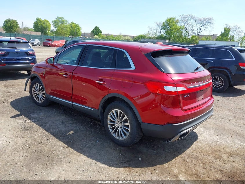 Vin: 2lmtj6krxgbl33131, lot: 45438792, lincoln mkx select 20163