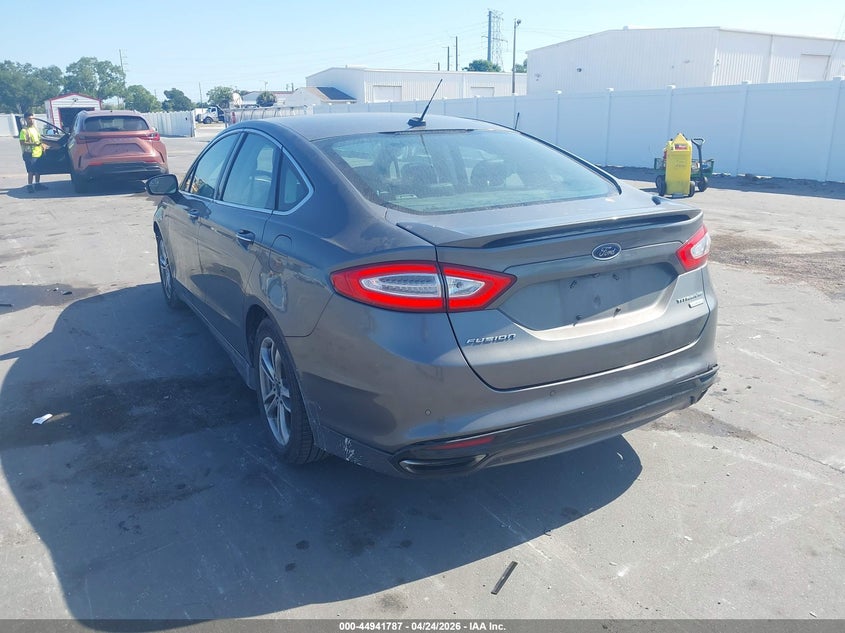 Vin: 3fa6p0k98er186675, lot: 45439183, ford fusion titanium 20143