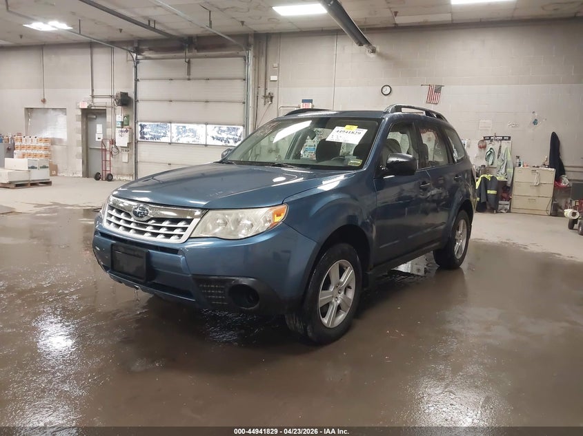 2012 Subaru Forester 2.5 2.5X blue Lot 111044941829 Vin JF2SHABC9CH430129