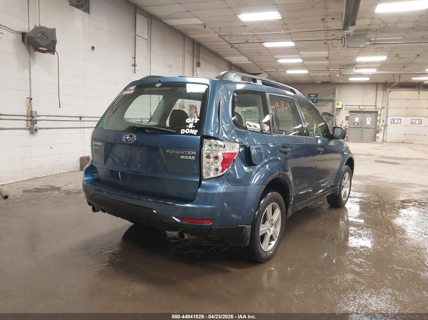 2012 Subaru Forester 2.5 2.5X blue Lot 111044941829 Vin JF2SHABC9CH430129