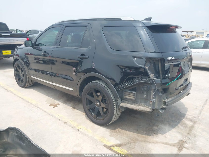 Vin: 1fm5k7d86ggc85373, lot: 45439312, ford explorer xlt 20163