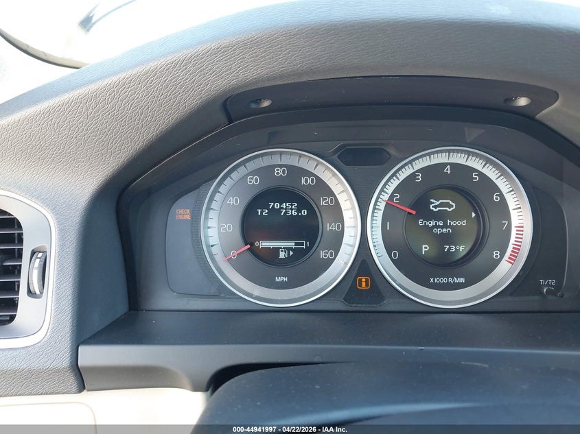 2013 Volvo S60 T5/T5 Platinum/T5 Premier/T5 Premier Plus VIN: YV1612FS1D2203222 Lot: 44941997