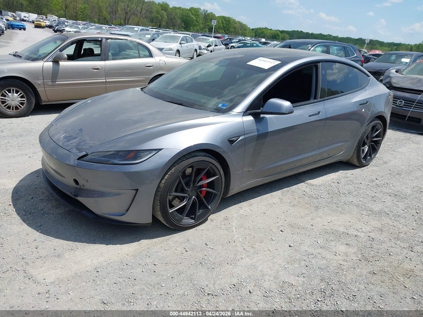 Vin: 5yj3e1et9rf863580, lot: 45439509, tesla model 3 performance all-wheel drive 20242