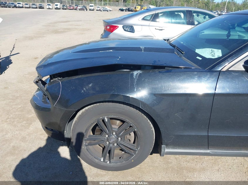 2012 Ford Mustang 3.7 V6 black Lot 111044942309 Vin 1ZVBP8AM7C5276720
