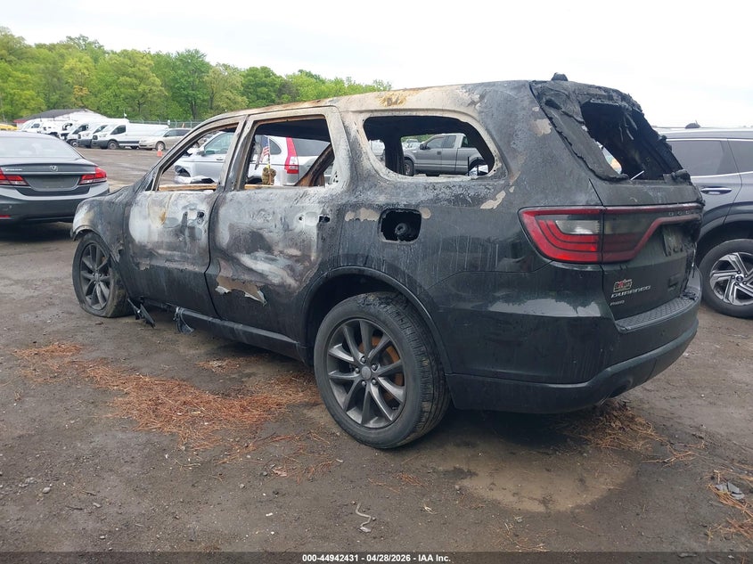 Vin: 1c4rdjdg0hc917765, lot: 45439827, dodge durango gt awd 20173
