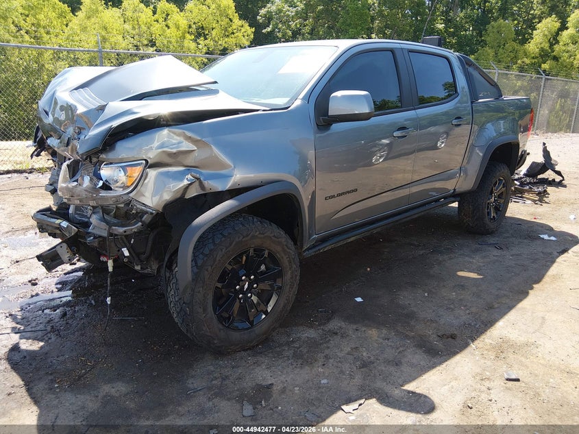 VIN 1GCGTEEN6M1240502 2021 CHEVROLET COLORADO 4WD  SHORT BOX ZR2