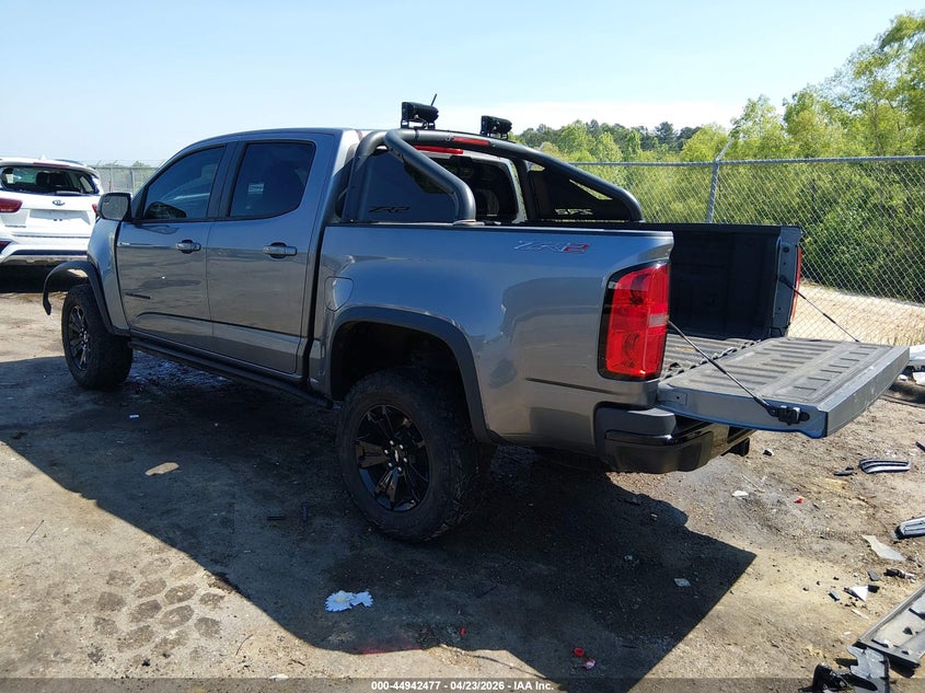 VIN 1GCGTEEN6M1240502 2021 CHEVROLET COLORADO 4WD  SHORT BOX ZR2