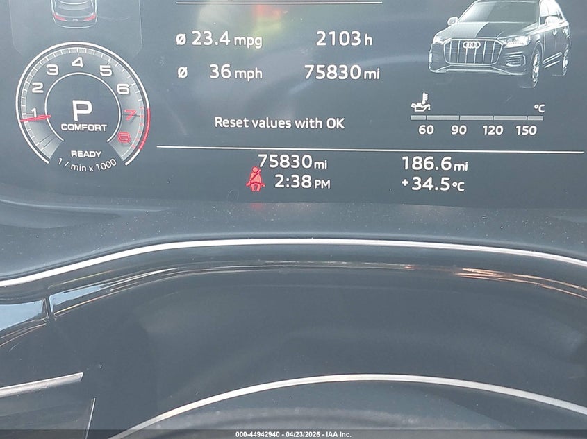 2021 Audi Q7 Premium 45 Tfsi Quattro Tiptronic VIN: WA1AJAF78MD013678 Lot: 44942940