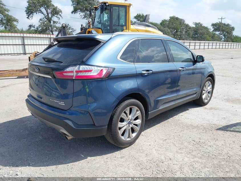Vin: 2fmpk3k98kbb53728, lot: 45441167, ford edge titanium 20194