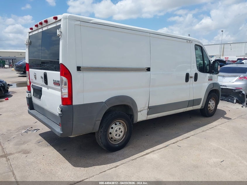 Vin: 3c6trvag1fe507413, lot: 45441208, ram promaster 1500 low roof 20154