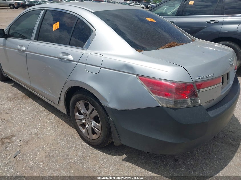 2012 Honda Accord 2.4 2.4 Lx-P silver Lot 111044943889 Vin 1HGCP2F49CA201782