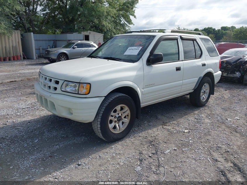 2002 Isuzu Rodeo Ls 3.2L V6/Lse 3.2L V6/S 3.2L V6