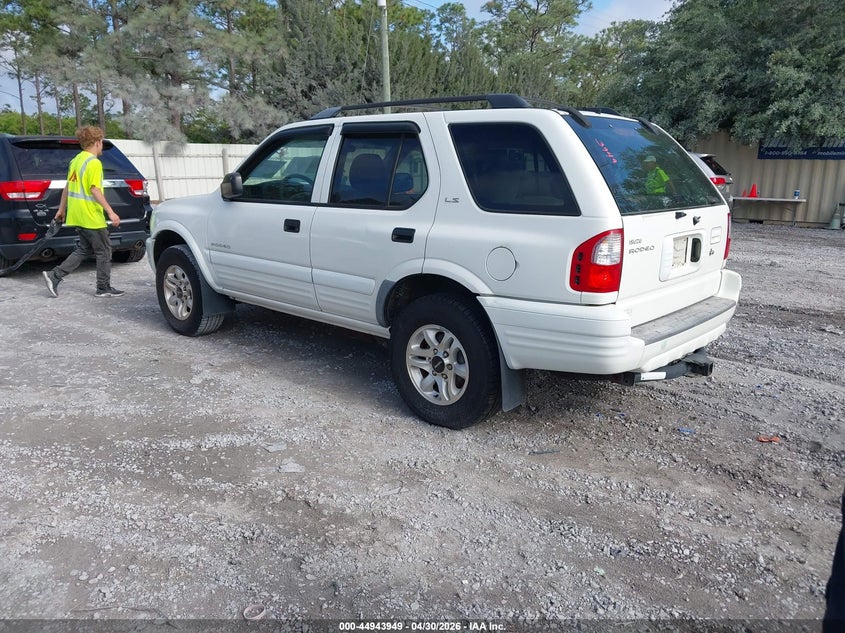 2002 Isuzu Rodeo Ls 3.2L V6/Lse 3.2L V6/S 3.2L V6