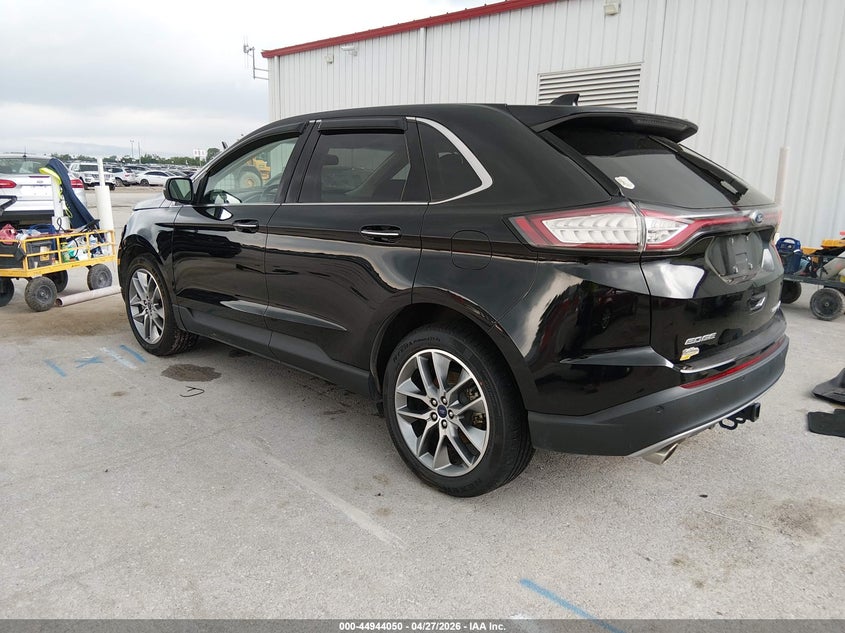 Vin: 2fmpk4k81hbb10726, lot: 45441446, ford edge titanium 20173