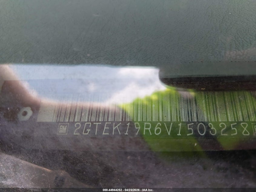 1997 GMC Sierra 1500 Sl Wideside VIN: 2GTEK19R6V1503258 Lot: 44944252