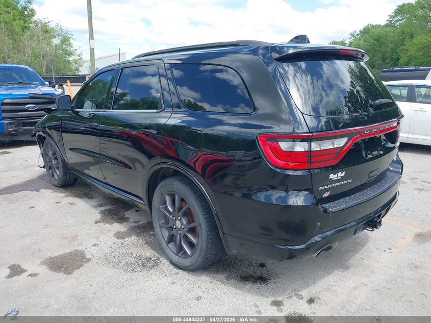 Vin: 1c4sdjct2jc198525, lot: 45441733, dodge durango r/t awd 20183