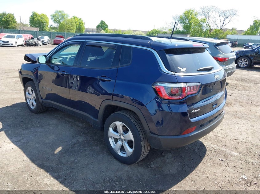 Vin: 3c4njdbb2jt483438, lot: 45441852, jeep compass latitude 4x4 20183