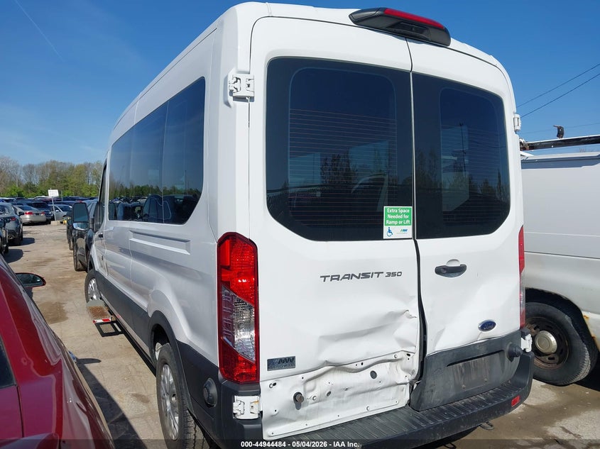 Vin: 1fdax2c83pkb96569, lot: 45441880, ford transit-350 passenger van xl 20233