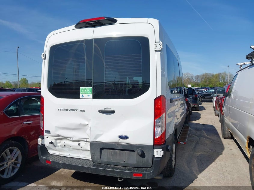 Vin: 1fdax2c83pkb96569, lot: 45441880, ford transit-350 passenger van xl 20234