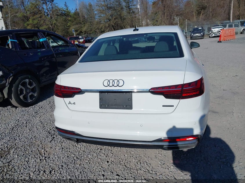 2023 Audi A4 Premium 40 Tfsi Quattro S Tronic VIN: WAUABAF44PN012855 Lot: 44944560