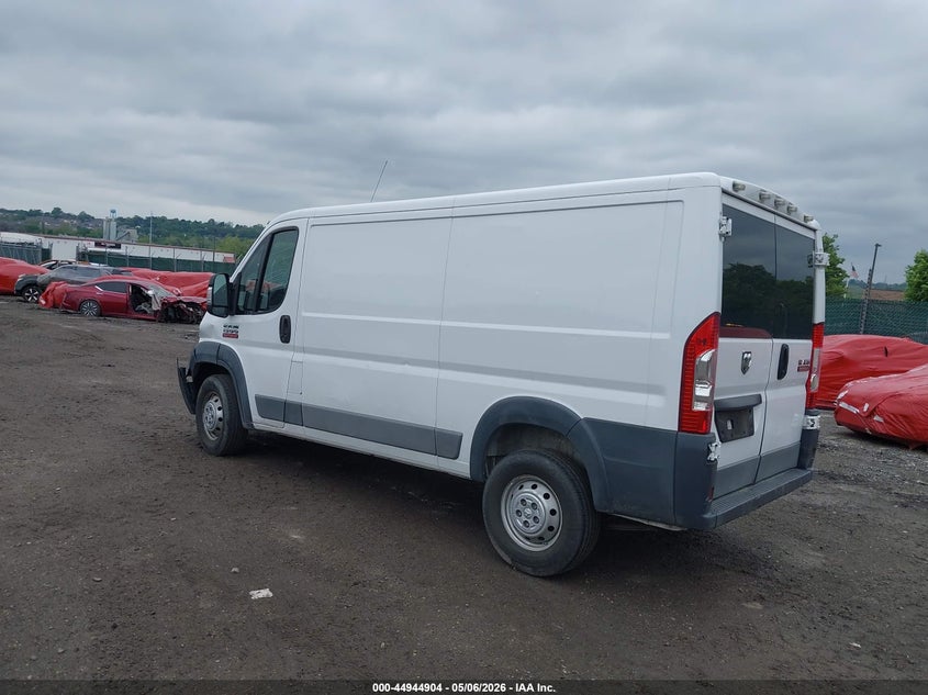 Vin: 3c6trvagxhe540932, lot: 45442300, ram promaster 1500 low roof 136 wb 20173
