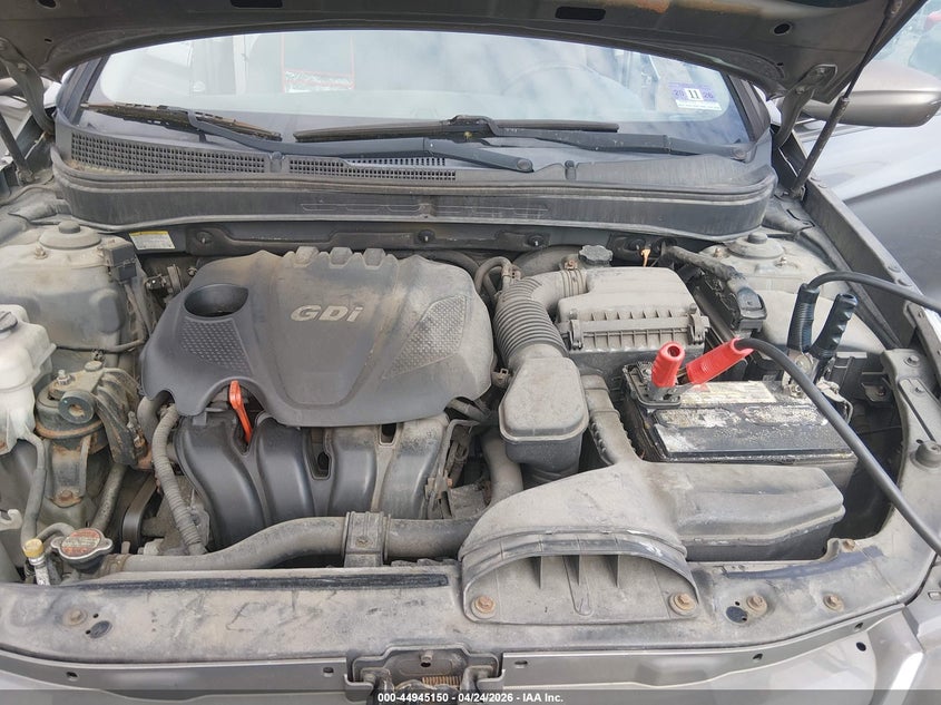 2012 Hyundai Sonata 2.4 Gls grey Lot 111044945150 Vin 5NPEB4AC6CH397513