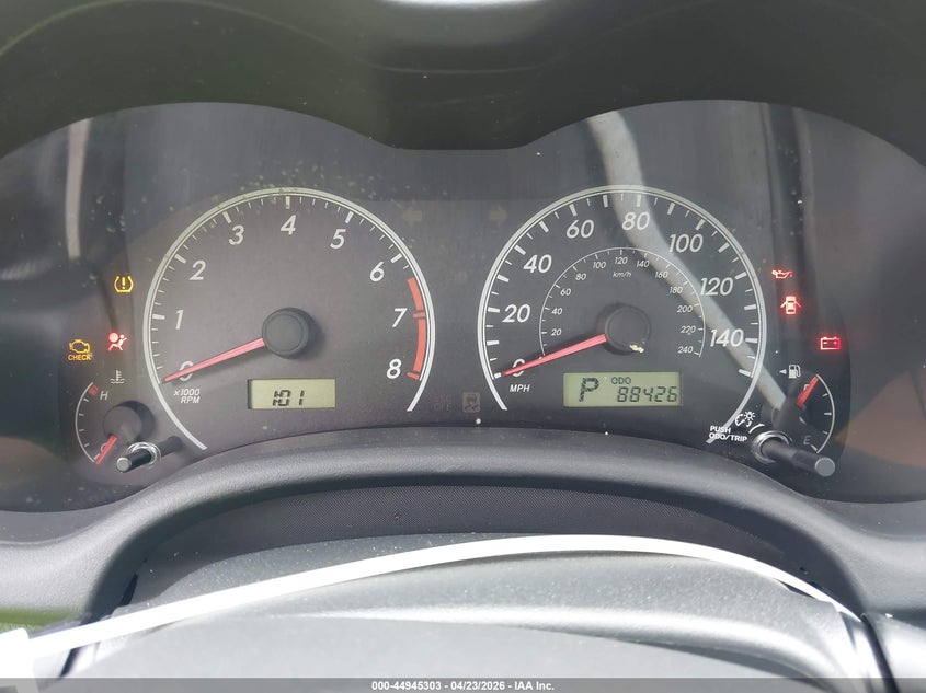 2009 Toyota Corolla S VIN: 1NXBU40E99Z141263 Lot: 44945303