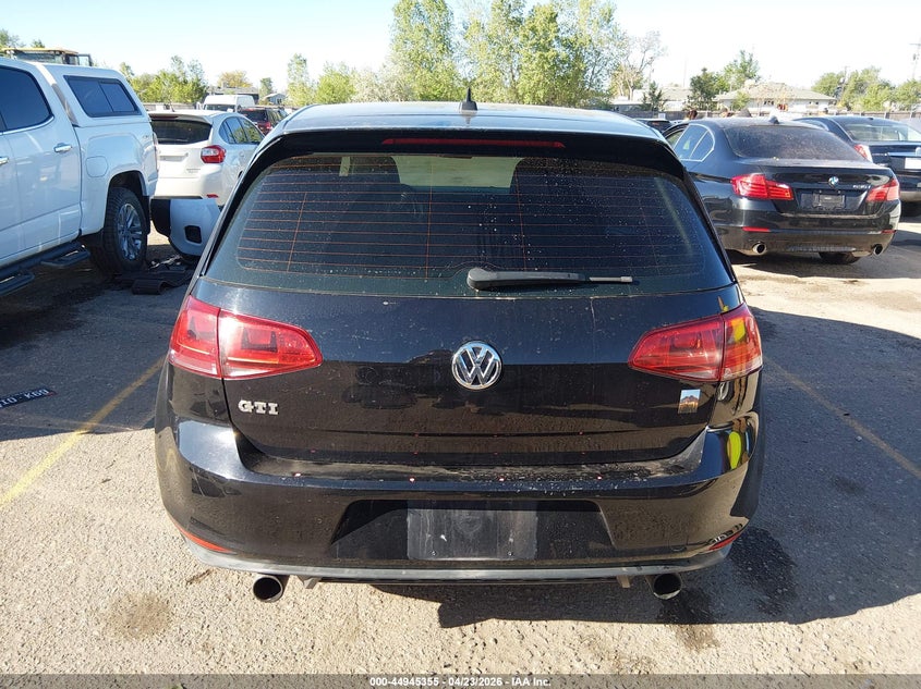 2015 Volkswagen Golf Gti 2.0T Autobahn 4-Door VIN: 3VW4T7AU8FM042907 Lot: 44945355