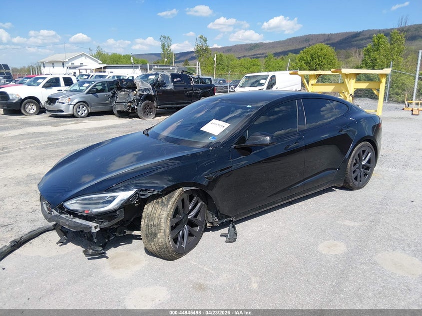 Vin: 5yjsa1e5xmf448768, lot: 45442894, tesla model s long range dual motor all-wheel drive 20212