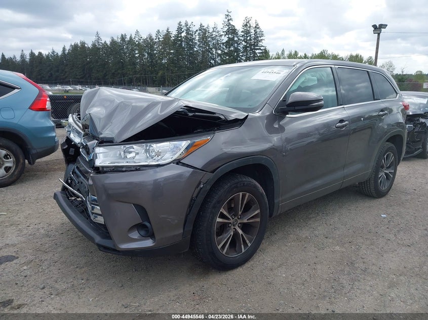 Vin: 5tdzarfh6hs026472, lot: 45442942, toyota highlander le 20172