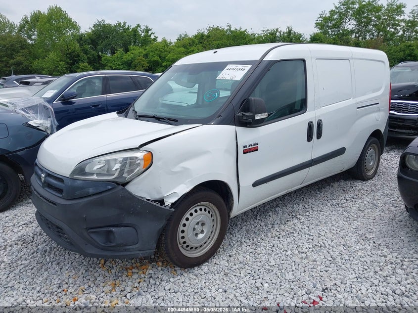 Vin: zfberfat2f6a31754, lot: 45442946, ram promaster city tradesman 20152