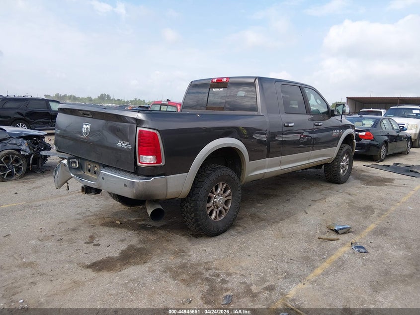 Vin: 3c6ur5nl5eg195272, lot: 45443047, ram 2500 laramie 20144