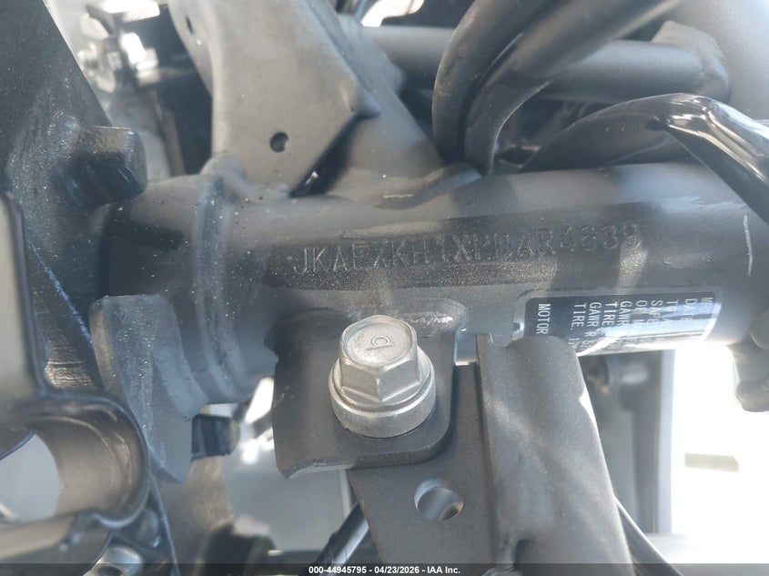 2023 Kawasaki Ex400 VIN: JKAEXKH1XPDAR4639 Lot: 44945795