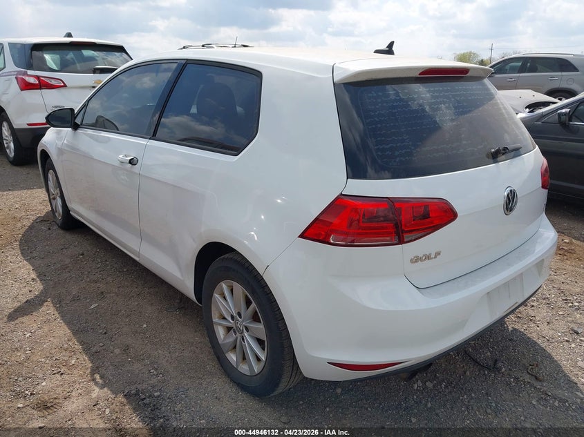 2016 Volkswagen Golf Tsi S 2-Door