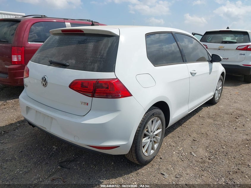 2016 Volkswagen Golf Tsi S 2-Door
